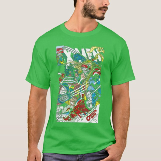 T-shirt Marvel Omega Red Comic Book Cover friends (Devant)