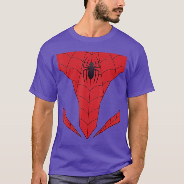 T-shirt Marvel SpiderMan Peter Parker Costume friend (Devant)