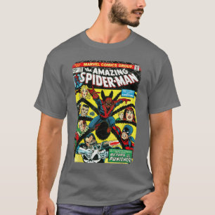 T-shirt Marvelhe Amazing SpiderMan Couverture de bande des