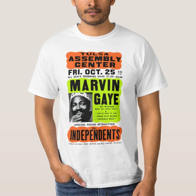 T-shirt marvin gaye Concert (Devant)
