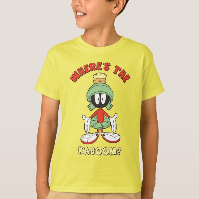 T-shirt MARVIN LE MARTIAN™ Où est le Kaboom ? (Devant)