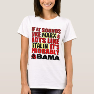 T-shirt Marx, Stalin ? Obama !