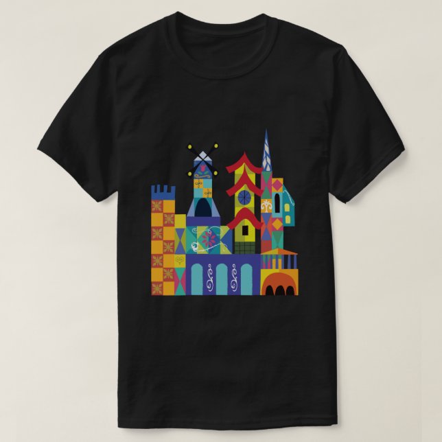 T-shirt Mary Blair City Scapes .png (Design devant)