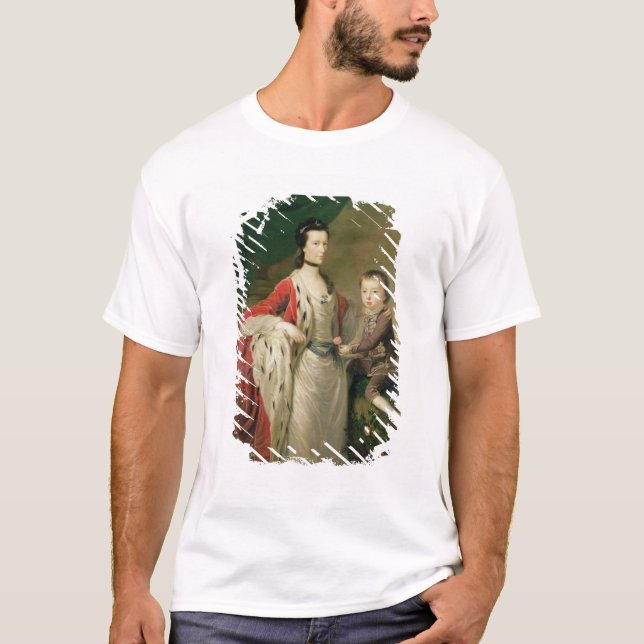 T-shirt Mary, comtesse de Shaftsbury et son fils (Devant)