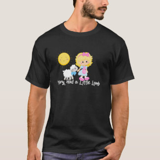 T-shirt Mary Had a Little Lamb Nursery Rhyme For Adults Ki