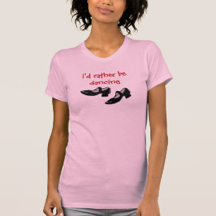 T-shirt Mary Janes que la danse chausse l'identification