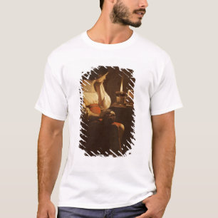 T-shirt Mary Magdalene avec une lumière de nuit, 1630-35