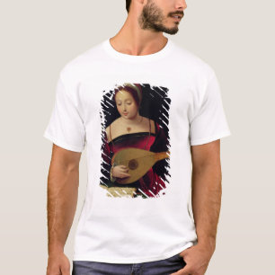 T-shirt Mary Magdalene jouant le luth