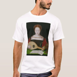 T-shirt Mary Magdalene jouant un luth
