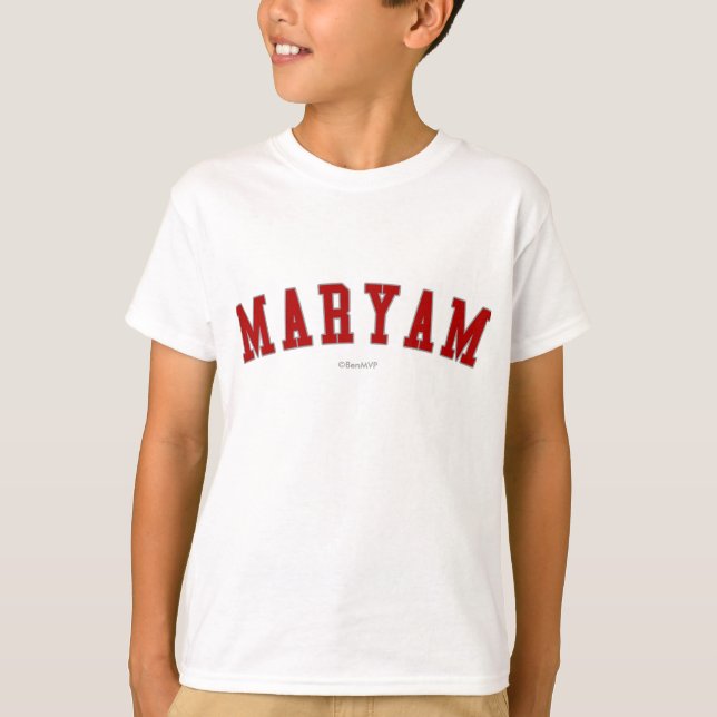 T-shirt Maryam (Devant)