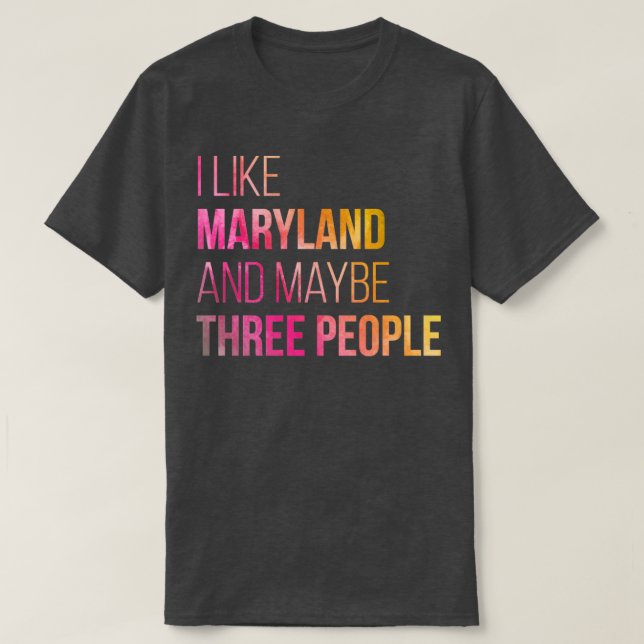 T-shirt Maryland18 (Design devant)