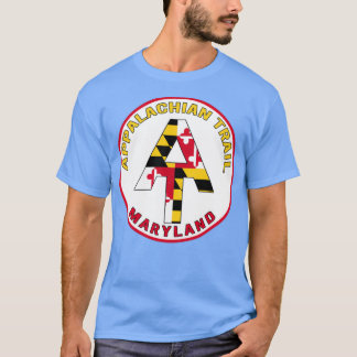 T-shirt Maryland Appalachian Trail Arrière - plan blanc av