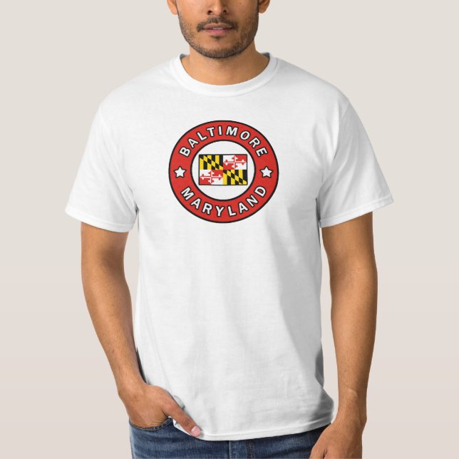 T-shirt Maryland de Baltimore (Devant)