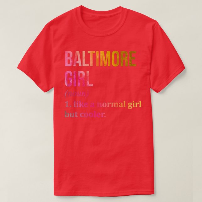 T-shirt Maryland de Baltimore (Design devant)