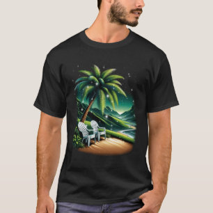 T-shirt Más Fotos Porto Rico Serene Beach Vue Palm Tree