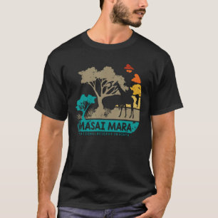 T-shirt Masai Mara Safari Réserve nationale Kenya Serenget