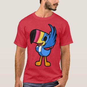 T-shirt Mascotte de boucles de fruits mignonnes