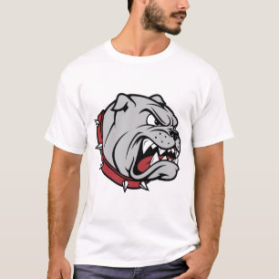 T-shirt "Mascotte de Bulldog en colère T-T pour hommes