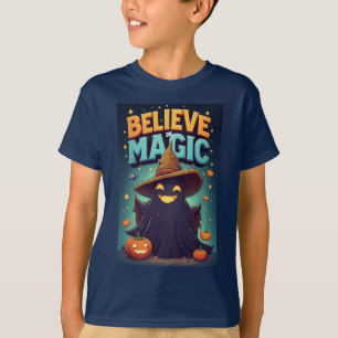 T-shirt Mascotte de costume de citrouille avec citrouilles