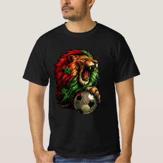 T-shirt Mascotte de football du Lion de l'Atlas marocain
