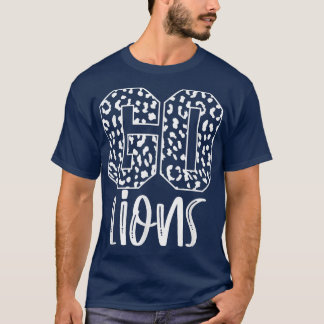 T-shirt Mascotte de l'équipe des Lions Esprit scolaire Soi