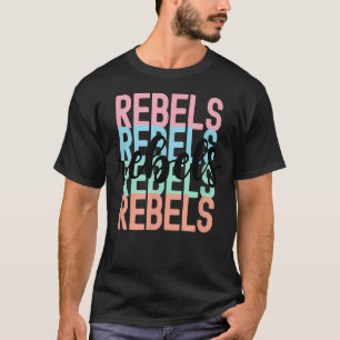 T-shirt Mascotte de l'équipe des Rebelles Esprit Scolaire
