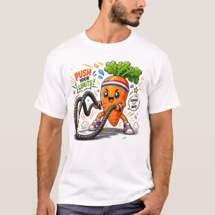 T-shirt Mascotte de motivation fitness pour bataille de co