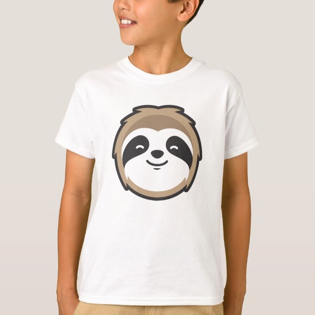 T-shirt Mascotte de paresse (Devant)
