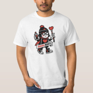 T-shirt Mascotte de rue Queen of Hearts — Grind Crew Editi