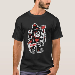 T-shirt Mascotte de rue Queen of Hearts — Grind Crew Editi