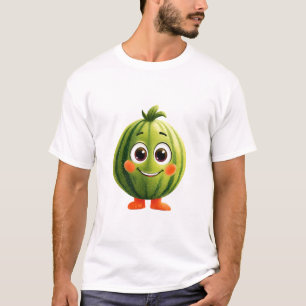 T-shirt Mascotte Pastèque Joyeuse