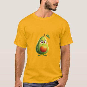 T-shirt Mascotte Poire Joyeuse