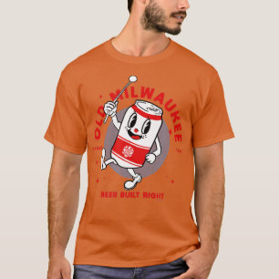 T-shirt Mascotte rétro Old Milwaukee