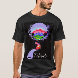 T-shirt masculin du Colorado Night Sky