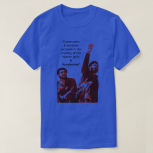 T-shirt masculin du communisme et du socialisme cu
