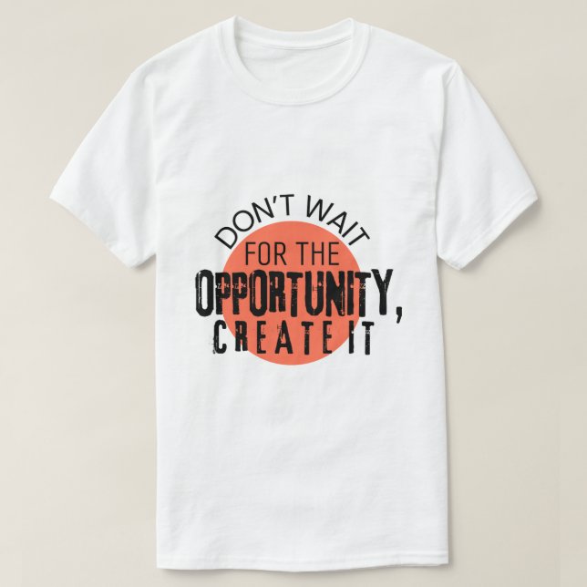 T-shirt masculin motivant (Design devant)