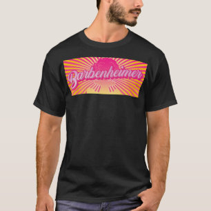 T-shirt Mashup rétro de Barbenheimer