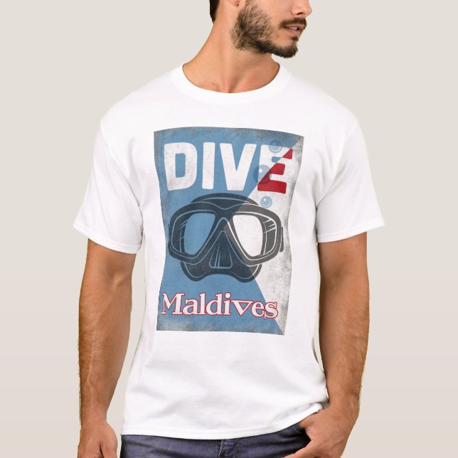 T-shirt Mask de Maldives (Devant)