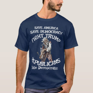 T-shirt Mason Perry Trump T Shirt Drame Télévisé Doré