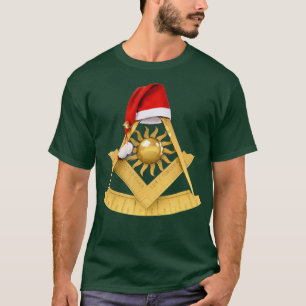 T-shirt Masonic Noël Cadeau Santas Casquette Freemason pa