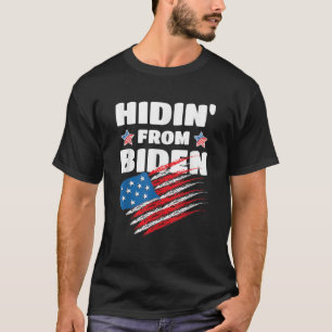 T-shirt Masquage de la chemise Biden USA Drapeau Trump 202