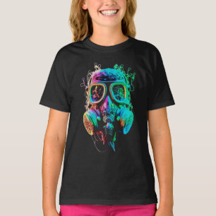 T-shirt Masque au gaz de néon : Art du chaos