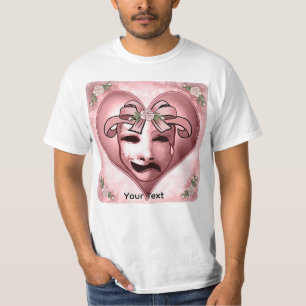 T-Shirt Masque d'Actrice Féminine