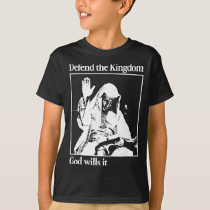 T-shirt Masque d'argent Roi Baldwin Iv Mème Le Roi Lépreux
