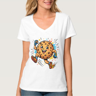 T-shirt Masque de bande dessinée de cookie aux pépites de