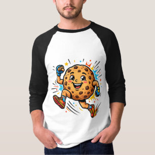 T-shirt Masque de bande dessinée de cookie aux pépites de