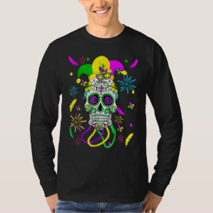 T-shirt Masque de Carnaval Crâne de Sucre Chapeau de Bouff