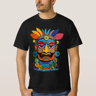 T-shirt Masque de couleur mystique