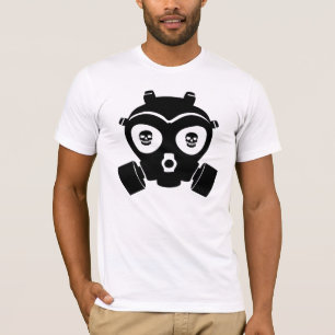 T-shirt Masque de gaz de crâne