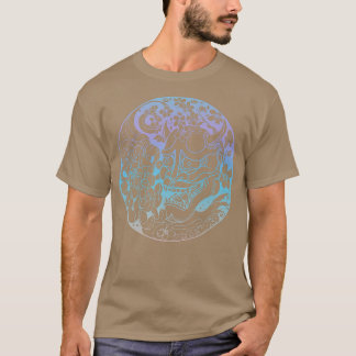 T-shirt Masque de guerrier Samurai, Masque Hannya Oni Japo
